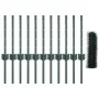 Postes para Cerca 11 pcs U-Channel Verde 40 cm Acero, Cerca Hexagonal Verde 0.4x25 m Acero | Foro24.es | Tu tienda online para hogar, jardín y más Foro24.es