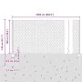 Set de Valla de Jardín Set de 2 Verde Metal 25 x 1 m Duradera by , fence posts - Ref: Foro24-3336718, Price: 84,78 €, Discoun...