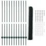 Juego de Cercas Set de 2 Verde Metal Grande Duradero by , fence posts - Ref: Foro24-3336722, Price: 91,63 €, Discount: %