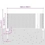 Postes para Cercas 11 pcs U-Channel Verde 60 cm Acero, Cerca Hexagonal Verde 0.5x50 m Acero | Foro24.es | Tu tienda online para hogar, jardín y más Foro24.es