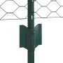 Postes de Rejilla 11 pcs U-Channel Verde 60 cm de Acero, Rejilla Hexagonal Verde 0.6x50 m de Acero | Foro24.es | Tu tienda online para hogar, jardín y más Foro24.es