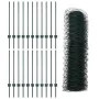 Postes de Cerca 11 pcs U-Channel Verde 80 cm Acero, Cerca Hexagonal Verde 0,8x50 m Acero | Foro24.es | Tu tienda online para hogar, jardín y más Foro24.es