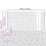 Postes de Cerca 11 pcs U-Channel Verde 80 cm Acero, Cerca Hexagonal Verde 0,8x50 m Acero | Foro24.es | Tu tienda online para hogar, jardín y más Foro24.es