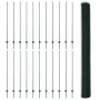 Postes de Cerca 11 pcs U-Channel Verde 160 cm Acero, Cerca Hexagonal Verde 1.6x50 m Acero by , fence posts - Ref: Foro24-3336...