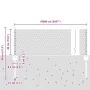 Postes de Cerco 11 pcs Canal U Verde 40 cm Acero, Cerco Hexagonal Verde 0,4x100 m Acero de , Postes de cerca - Ref: Foro24-33...