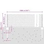 Postes de Cerca 11 pcs U-Channel Verde 40 cm Acero, Cerca Hexagonal Verde 0.4x100 m Acero von , Zaunpfosten - Ref: Foro24-333...