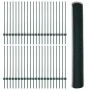 Postes de Valla 11 pcs U-Channel Verde 100 cm Acero, Valla Hexagonal Verde 1x100 m Acero | Foro24.es | Tu tienda online para hogar, jardín y más Foro24.es