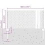 Posts de Cerca 11 pcs U-Channel Verde 60 cm Acero, Cerca Hexagonal Verde 0.6x100 m Acero | Foro24.es | Tu tienda online para hogar, jardín y más Foro24.es
