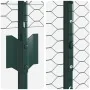 Postes de Valla 11 pcs U-Channel Verde 100 cm Acero, Valla Hexagonal Verde 1x100 m Acero | Foro24.es | Tu tienda online para hogar, jardín y más Foro24.es