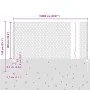 Postes de Valla 11 pcs U-Channel Verde 100 cm Acero, Valla Hexagonal Verde 1x100 m Acero | Foro24.es | Tu tienda online para hogar, jardín y más Foro24.es