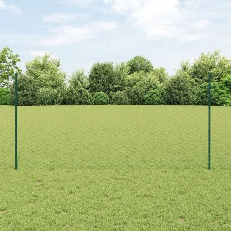 Poste de Cerca 11 pcs U-Channel Verde 120 cm Acero, Cerca Hexagonal Verde 1,2x100 m Acero | Foro24.es | Tu tienda online para hogar, jardín y más Foro24.es