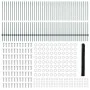 Postes de Cerca 11 pcs U-Channel Verde 140 cm Acero, Cerca Hexagonal Verde 1,4x100 m Acero by , fence posts - Ref: Foro24-333...