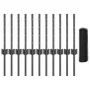 Postes de Cerca 11 pcs U-Channel Gris 40 cm Acero, Cerca Hexagonal Gris 0.4x25 m Acero von , Zaunpfosten - Ref: Foro24-333684...