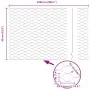 Postes para Vallas 11 pcs U-Channel Gris 60 cm Acero, Valla Hexagonal Gris 0.6x25 m Acero | Foro24.es | Tu tienda online para hogar, jardín y más Foro24.es