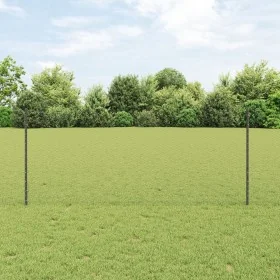 Conjunto de Cerca de Jardín de Acero Galvanizado Set de 2 Gris by , fence posts - Ref: Foro24-3336858, Price: 77,29 €, Discou...