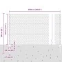 Juego de Cercas de Metal Set de 2 Gris, Negro Metal 25 x 1.2 m de , Postes de cerca - Ref: Foro24-3336863, Precio: 93,41 €, D...