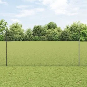 Juego de Cercas de Jardín Conjunto de 2 Gris Acero by , fence posts - Ref: Foro24-3336869, Price: 114,67 €, Discount: %
