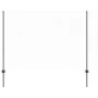 Juego de Vallas de Jardín Set de 2 Gris Metal 25 x 1.5 m by , fence posts - Ref: Foro24-3336872, Price: 111,19 €, Discount: %