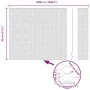 Postes de Cerca 11 pcs U-Channel Gris 80 cm Acero, Cerca Hexagonal Gris 0.8x50 m Acero by , fence posts - Ref: Foro24-3336889...
