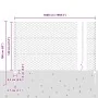 Posts para Cerca 22 pcs U-Channel Gris 120 cm Acero, Cerca Hexagonal Gris 1.2x50 m Acero | Foro24.es | Tu tienda online para hogar, jardín y más Foro24.es