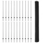 Posts de Cerca 22 pcs U-Channel Gris 140 cm Acero, Cerca Hexagonal Gris 1.4x50 m Acero | Foro24.es | Tu tienda online para hogar, jardín y más Foro24.es
