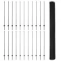 Postes de Valla 22 pcs U-Channel Gris 160 cm Acero, Valla Hexagonal Gris 1.6x50 m Acero | Foro24.es | Tu tienda online para hogar, jardín y más Foro24.es