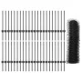 Postes de Valla 11 pcs U-Channel Gris 60 cm Acero, Valla Hexagonal Gris 0.5x100 m Acero | Foro24.es | Tu tienda online para hogar, jardín y más Foro24.es