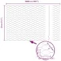 Postes de Valla 11 pcs U-Channel Gris 60 cm Acero, Valla Hexagonal Gris 0.5x100 m Acero | Foro24.es | Tu tienda online para hogar, jardín y más Foro24.es