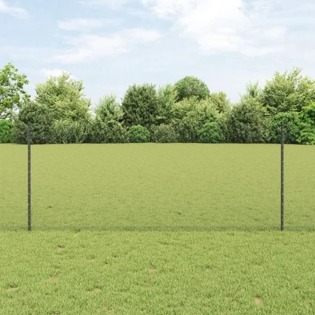 Poste de Valla 22 pcs U-Channel Gris 100 cm Acero, Valla Hexagonal Gris 1x100 m Acero | Foro24.es | Tu tienda online para hogar, jardín y más Foro24.es