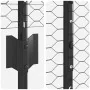 Poste de Valla 22 pcs U-Channel Gris 100 cm Acero, Valla Hexagonal Gris 1x100 m Acero | Foro24.es | Tu tienda online para hogar, jardín y más Foro24.es