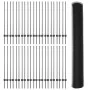Postes para Cerca 22 pcs U-Channel Gris 120 cm Acero, Cerca Hexagonal Gris 1.2x100 m Acero | Foro24.es | Tu tienda online para hogar, jardín y más Foro24.es