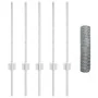Postes de Valla 5 pcs U-Channel 60 cm de Acero Galvanizado, Valla Hexagonal 0.6x10 m de Acero Galvanizado | Foro24.es | Tu tienda online para hogar, jardín y más Foro24.es