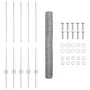 Postes de Cerca 10 pcs U-Channel 100 cm Acero Galvanizado, Cerca Hexagonal 1x10 m Acero Galvanizado | Foro24.es | Tu tienda online para hogar, jardín y más Foro24.es