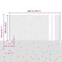 Postes de Cerca 10 pcs U-Channel 100 cm Acero Galvanizado, Cerca Hexagonal 1x10 m Acero Galvanizado | Foro24.es | Tu tienda online para hogar, jardín y más Foro24.es