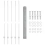 Poste de Cerca 10 pcs U-Channel 140 cm Acero Galvanizado, Cerca Hexagonal 1.4x10 m Acero Galvanizado | Foro24.es | Tu tienda online para hogar, jardín y más Foro24.es