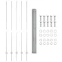 Postes de Cerca 10 pcs U-Channel 160 cm Acero Galvanizado, Cerca Hexagonal 1.6x10 m Acero Galvanizado von , Zaunpfosten - Ref...