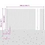 Postes de Cerca 10 pcs U-Channel 160 cm Acero Galvanizado, Cerca Hexagonal 1.6x10 m Acero Galvanizado von , Zaunpfosten - Ref...