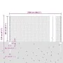 Poste de Cerca 11 pcs U-Channel 80 cm Acero Galvanizado, Cerca Hexagonal 0.8x25 m Acero Galvanizado by , fence posts - Ref: F...