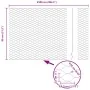 Poste de Cerca 11 pcs U-Channel 80 cm Acero Galvanizado, Cerca Hexagonal 0.8x25 m Acero Galvanizado by , fence posts - Ref: F...