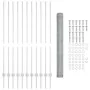 Poste de Cerca 22 pcs U-Channel 140 cm Acero Galvanizado, Cerca Hexagonal 1.4x25 m Acero Galvanizado | Foro24.es | Tu tienda online para hogar, jardín y más Foro24.es