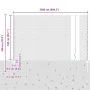 Poste de Cerca 22 pcs U-Channel 140 cm Acero Galvanizado, Cerca Hexagonal 1.4x25 m Acero Galvanizado | Foro24.es | Tu tienda online para hogar, jardín y más Foro24.es