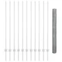 Postes de Cerca 22 pcs U-Canal 140 cm de Acero Galvanizado, Cerca Hexagonal 1.4x25 m de Acero Galvanizado von , Zaunpfosten -...