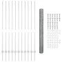 Postes de Cerca 22 pcs U-Canal 140 cm de Acero Galvanizado, Cerca Hexagonal 1.4x25 m de Acero Galvanizado von , Zaunpfosten -...