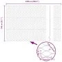 Postes de Cerca 22 pcs U-Canal 140 cm de Acero Galvanizado, Cerca Hexagonal 1.4x25 m de Acero Galvanizado von , Zaunpfosten -...