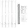 Poste de Valla 22 pcs U-Channel 160 cm Acero Galvanizado, Valla Hexagonal 1.6x25 m Acero Galvanizado | Foro24.es | Tu tienda online para hogar, jardín y más Foro24.es