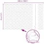 Postes de cerca 11 pcs U-Channel 40 cm Acero galvanizado, Cerca hexagonal 0.4x50 m Acero galvanizado | Foro24.es | Tu tienda online para hogar, jardín y más Foro24.es