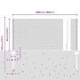 Postes de Cerca 11 pcs U-Canal 60 cm Acero Galvanizado, Cerca Hexagonal 0,6x50 m Acero Galvanizado von , Zaunpfosten - Ref: F...