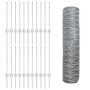 Postes de Valla 11 pcs U-Channel 60 cm de Acero Galvanizado, Valla Hexagonal 0,6x50 m de Acero Galvanizado | Foro24.es | Tu tienda online para hogar, jardín y más Foro24.es