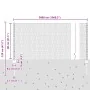 VidaXL postes de cerca 11 pcs U-Channel 80 cm Acero Galvanizado, VidaXL Cerca Hexagonal 0,8x50 m Acero Galvanizado von , Zaun...