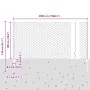 Poste de Valla 10 pcs U-Channel 140 cm Acero Galvanizado, Valla Hexagonal 1x50 m Acero Galvanizado | Foro24.es | Tu tienda online para hogar, jardín y más Foro24.es